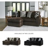 image:imageSignature Design by Ashley MidnightMadness Jumbo Corduroy Chair and a HalfBrown