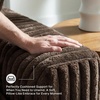 image:imageSignature Design by Ashley MidnightMadness Jumbo Corduroy Chair and a HalfBrown