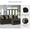 image:imageSignature Design by Ashley MidnightMadness Jumbo Corduroy Chair and a HalfBrown