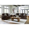 image:imageSignature Design by Ashley MidnightMadness Jumbo Corduroy Chair and a HalfBrown