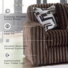 image:imageSignature Design by Ashley MidnightMadness Jumbo Corduroy Chair and a HalfBrown