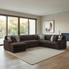 image:imageSignature Design by Ashley MidnightMadness Jumbo Corduroy Chair and a HalfBrown