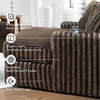 image:imageSignature Design by Ashley MidnightMadness Jumbo Corduroy Chair and a HalfBrown