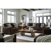 image:imageSignature Design by Ashley MidnightMadness Jumbo Corduroy Chair and a HalfBrown