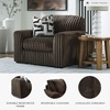 image:imageSignature Design by Ashley MidnightMadness Jumbo Corduroy Chair and a HalfBrown