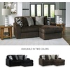 image:imageSignature Design by Ashley MidnightMadness Jumbo Corduroy Chair and a HalfBrown