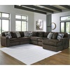 image:imageSignature Design by Ashley MidnightMadness Jumbo Corduroy Chair and a HalfBrown