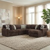 image:imageSignature Design by Ashley MidnightMadness Jumbo Corduroy Chair and a HalfBrown