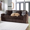 image:imageSignature Design by Ashley MidnightMadness Jumbo Corduroy Chair and a HalfBrown