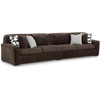 image:imageSignature Design by Ashley MidnightMadness Jumbo Corduroy Chair and a HalfBrown