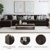 image:imageSignature Design by Ashley MidnightMadness Jumbo Corduroy Chair and a HalfBrown
