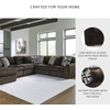 image:imageSignature Design by Ashley MidnightMadness Jumbo Corduroy Chair and a HalfBrown