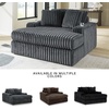 image:imageSignature Design by Ashley MidnightMadness Jumbo Corduroy Chair and a HalfGrey
