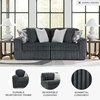 image:imageSignature Design by Ashley MidnightMadness Jumbo Corduroy Chair and a HalfGrey