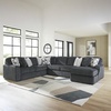 image:imageSignature Design by Ashley MidnightMadness Jumbo Corduroy Chair and a HalfGrey