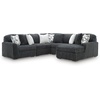 image:imageSignature Design by Ashley MidnightMadness Jumbo Corduroy Chair and a HalfGrey