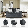 image:imageSignature Design by Ashley MidnightMadness Jumbo Corduroy Chair and a HalfGrey