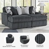 image:imageSignature Design by Ashley MidnightMadness Jumbo Corduroy Chair and a HalfGrey