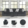image:imageSignature Design by Ashley MidnightMadness Jumbo Corduroy Chair and a HalfGrey