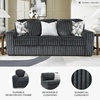 image:imageSignature Design by Ashley MidnightMadness Jumbo Corduroy Chair and a HalfGrey