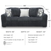 image:imageSignature Design by Ashley MidnightMadness Jumbo Corduroy Chair and a HalfGrey