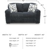 image:imageSignature Design by Ashley MidnightMadness Jumbo Corduroy Chair and a HalfGrey
