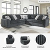 image:imageSignature Design by Ashley MidnightMadness Jumbo Corduroy Chair and a HalfGrey