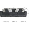 image:imageSignature Design by Ashley MidnightMadness Jumbo Corduroy Chair and a HalfGrey