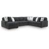 image:imageSignature Design by Ashley MidnightMadness Jumbo Corduroy Chair and a HalfGrey