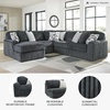 image:imageSignature Design by Ashley MidnightMadness Jumbo Corduroy Chair and a HalfGrey