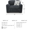 image:imageSignature Design by Ashley MidnightMadness Jumbo Corduroy Chair and a HalfGrey