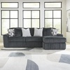 image:imageSignature Design by Ashley MidnightMadness Jumbo Corduroy Chair and a HalfGrey