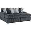 image:imageSignature Design by Ashley MidnightMadness Jumbo Corduroy Chair and a HalfGrey