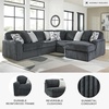 image:imageSignature Design by Ashley MidnightMadness Jumbo Corduroy Chair and a HalfGrey