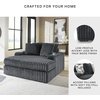 image:imageSignature Design by Ashley MidnightMadness Jumbo Corduroy Chair and a HalfGrey