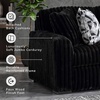 image:imageSignature Design by Ashley MidnightMadness Jumbo Corduroy Chair and a HalfOnyx