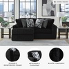 image:imageSignature Design by Ashley MidnightMadness Jumbo Corduroy Chair and a HalfOnyx