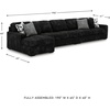 image:imageSignature Design by Ashley MidnightMadness Jumbo Corduroy Chair and a HalfOnyx