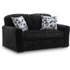 image:imageSignature Design by Ashley MidnightMadness Jumbo Corduroy Chair and a HalfOnyx