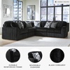 image:imageSignature Design by Ashley MidnightMadness Jumbo Corduroy Chair and a HalfOnyx