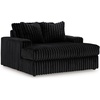 image:imageSignature Design by Ashley MidnightMadness Jumbo Corduroy Chair and a HalfOnyx