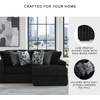image:imageSignature Design by Ashley MidnightMadness Jumbo Corduroy Chair and a HalfOnyx