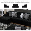 image:imageSignature Design by Ashley MidnightMadness Jumbo Corduroy Chair and a HalfOnyx