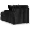 image:imageSignature Design by Ashley MidnightMadness Jumbo Corduroy Chair and a HalfOnyx