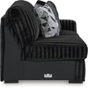 image:imageSignature Design by Ashley MidnightMadness Jumbo Corduroy Chair and a HalfOnyx
