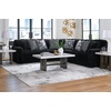 image:imageSignature Design by Ashley MidnightMadness Jumbo Corduroy Chair and a HalfOnyx