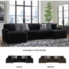 image:imageSignature Design by Ashley MidnightMadness Jumbo Corduroy Chair and a HalfOnyx