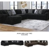 image:imageSignature Design by Ashley MidnightMadness Jumbo Corduroy Chair and a HalfOnyx