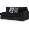 image:imageSignature Design by Ashley MidnightMadness Jumbo Corduroy Chair and a HalfOnyx