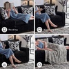 image:imageSignature Design by Ashley MidnightMadness Jumbo Corduroy Chair and a HalfOnyx